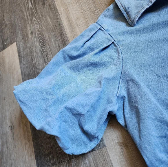 PUFF SLEEVE TOP - Picture 5 of 8